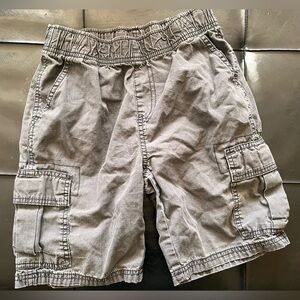 Children’s Place Gray Kids Cargo Shorts size 8 (Adjustable to husky)